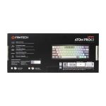 کیبورد بی‌سیم گیمینگ فنتک مدل ATOM PRO63 MK912 سوییچ آبی — تصویر 2