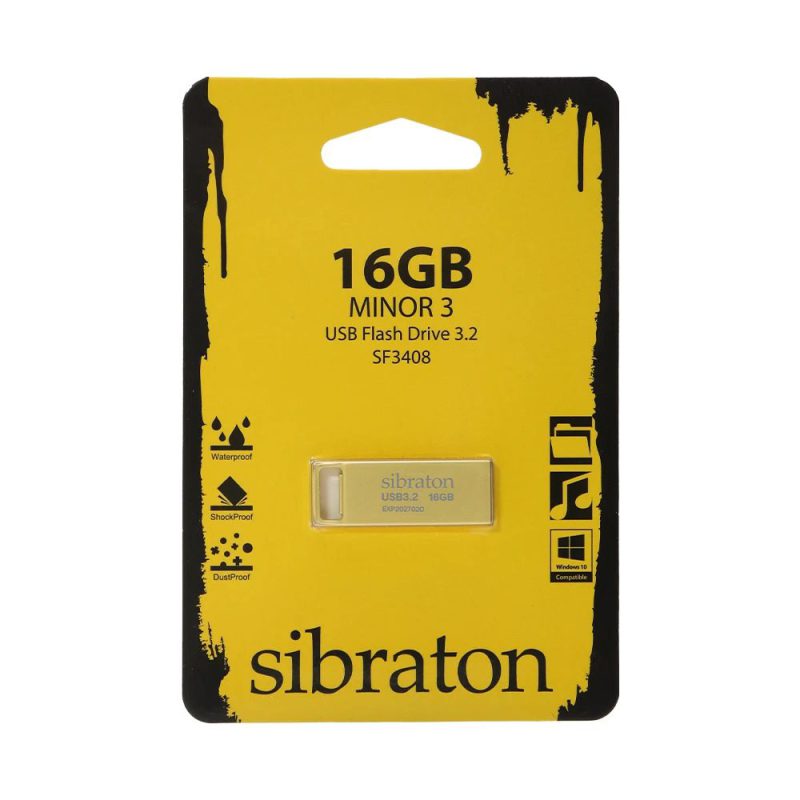 فلش مموری Minor 3 سیبراتون USB Flash Drive 3.2 SF3408 ظرفیت16 گیگابایت کد 8298-8299