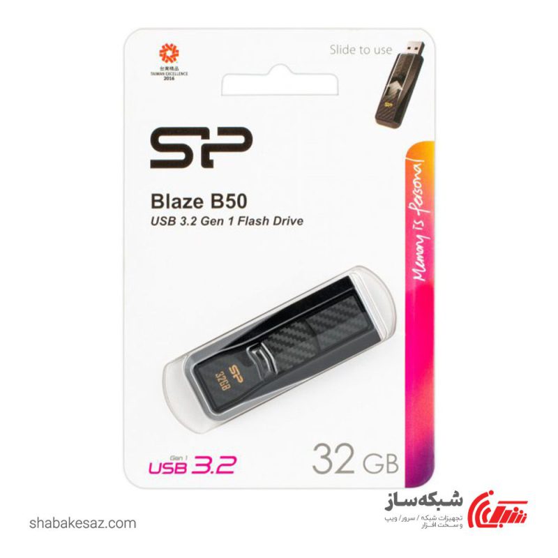 فلش مموری سیلیکون پاور Blaze B50 USB 3.2 ظرفیت 32 گیگ — تصویر 4