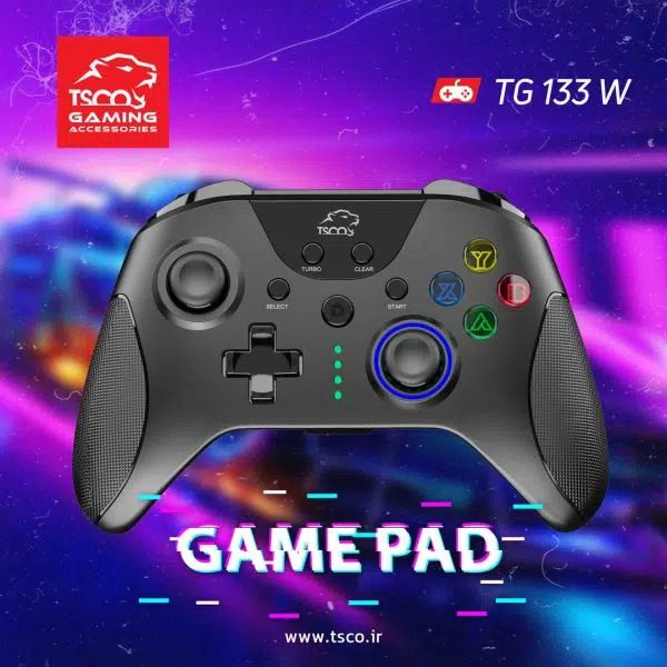 سیکاس کالا گیم پد بی‌سیم تسکو مدل TG 133W کد 8314