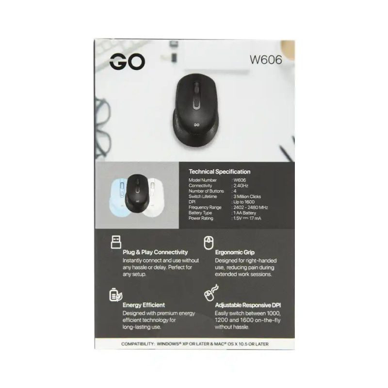 ماوس بی‌سیم فنتک مدل W606 — تصویر 2