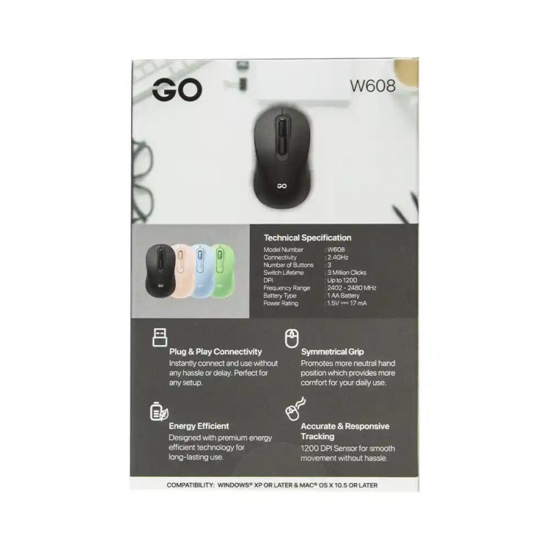 ماوس بی‌سیم فنتک مدل W608 — تصویر 2