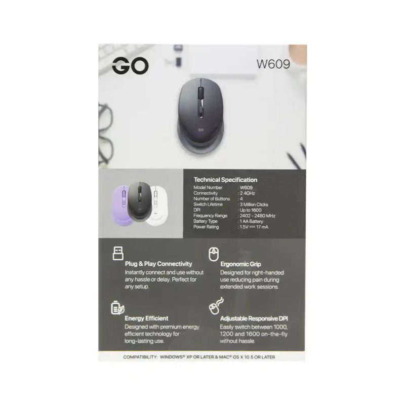 ماوس بی‌سیم فنتک مدل W609 — تصویر 2
