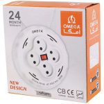 چند راهی 4 خانه برق امگا R4500 با کابل 10 متری — تصویر 3