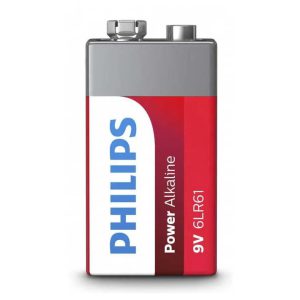 باطری کتابی فیلیپس مدل Power Alkaline 6LR61P1B/97 — تصویر 2