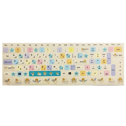 برچسب حروف فارسی طرح فرشته کد 8436 - سیکاس کالا برچسب حروف فارسی طرح فرشته