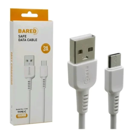 کابل شارژر تایپ سی BARED مدل C108 کد 8502 - سیکاس کالا کابل شارژر تایپ سی BARED مدل C108 — تصویر 3