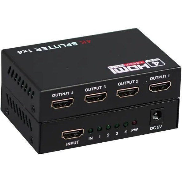 اسپلیتر 1 به 4 HDMI ورژن 1.4 کد 7431 - سیکاس کالا اسپلیتر 1 به 4 HDMI ورژن 1.4 — تصویر 4