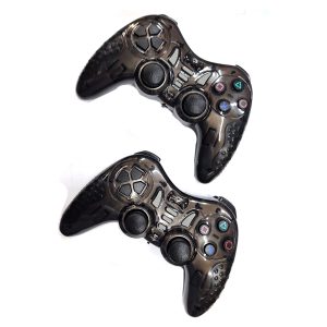 دسته بازی بی سیم دوبل شوکدار XP-MX217WN کد 8520-8521-8522-8523 — تصویر 2