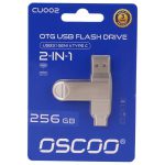 فلش مموری USB 3.1 & USB-C اسکو مدل Oscoo CU-002 ظرفیت 256 گیگابایت — تصویر 4
