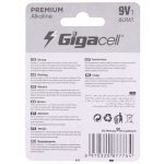 باطری کتابی گیگاسل Gigacell Premium Alkaline 9V — تصویر 2
