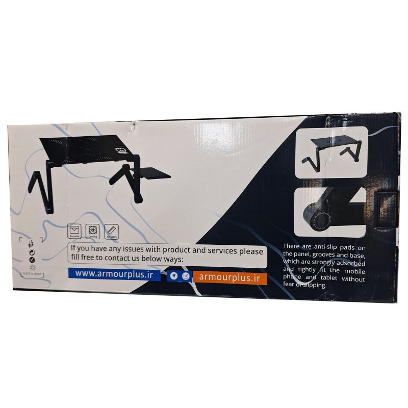 میز لپ تاپ تاشو بدون فن AP-ST450 کد 8676-8653