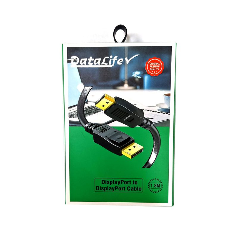 کابل Display Port دیتالایف طول 1.8 متر جعبه ای