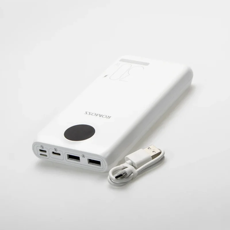 پاوربانک فست شارژ روموس PSW20-392 PD 30W ظرفیت 20000 میلی آمپر ساعت — تصویر 2