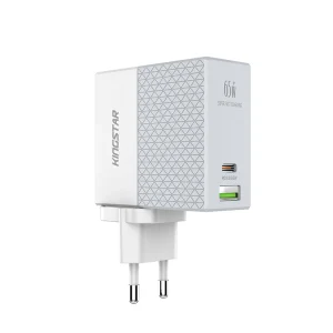 شارژر دیواری 65 وات کینگ استار به همراه کابل مدل KW295PD