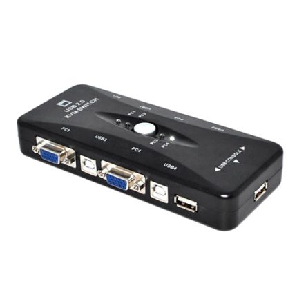 کی وی ام سوئیچ چهار پورت دستی KVM switch 4 port USB — تصویر 4