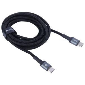 کابل تبدیل فست شارژ Yesido CA79 Type-C to Type-C 60W 2m