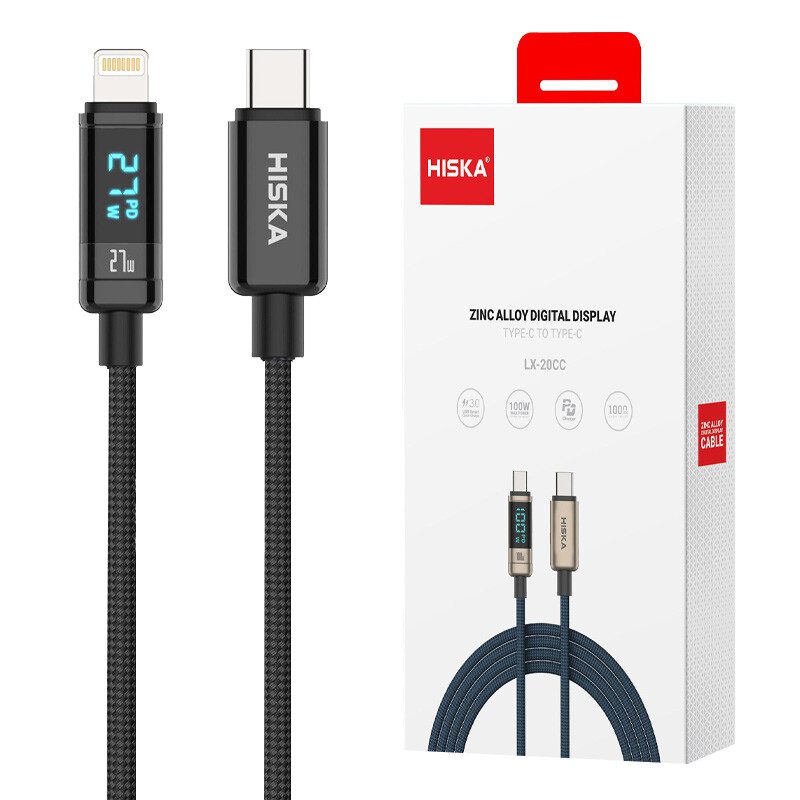 1749628598_khwihde5f کابل USB-C به Lightning هیسکا مدل LX-20CL — تصویر 3