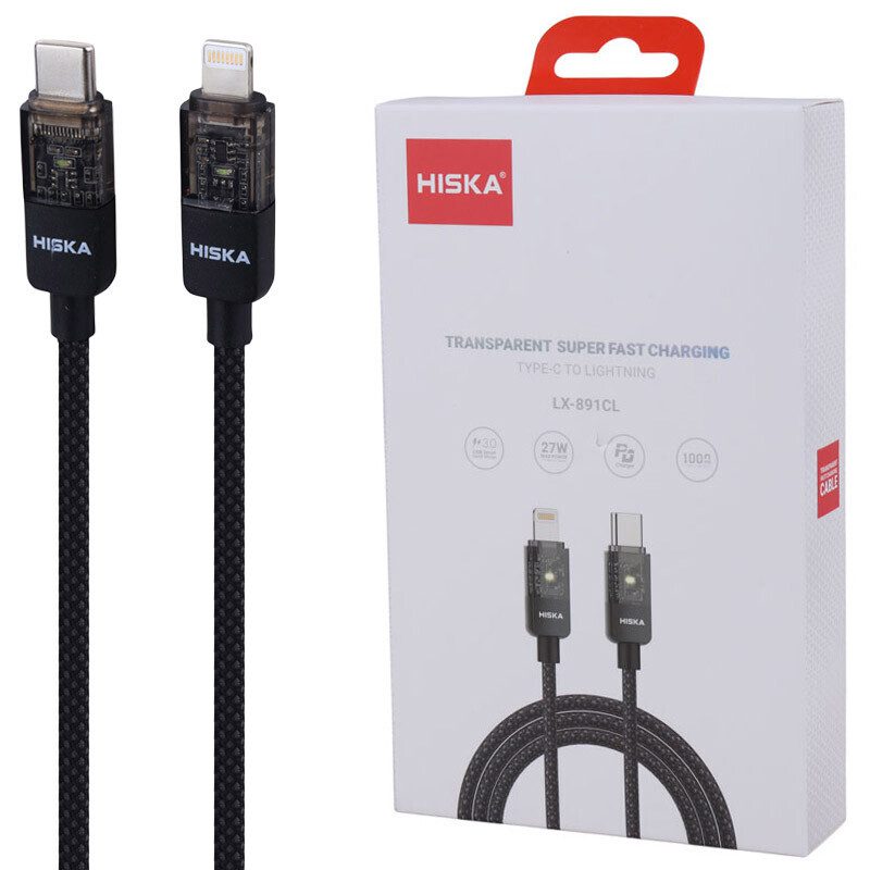 1749634787_yingic6tq کابل شارژ تایپ سی به لایتنینگ HISKA مدل LX-891CL — تصویر 3