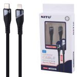 کابل تبدیل فست شارژ Nitu NC340 Type-C To Lightning 1m — تصویر 3