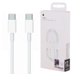 کابل تبدیل فست شارژ Apple A2795 Type-C To Type-C 60W 1m + سوزن سیم کارت — تصویر 2