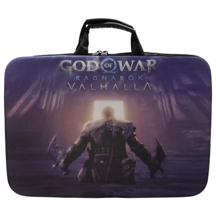 کیف کنسول بازی PS5 Slim طرح God of War Ragnarok Valhalla