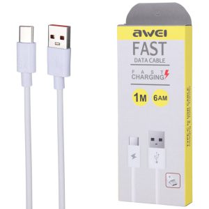 کابل تایپ سی فست شارژ AWEI 1M — تصویر 3