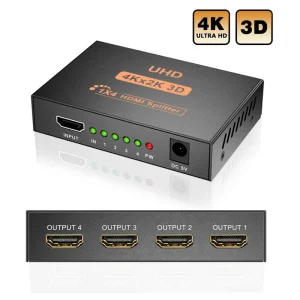 اسپلیتر 1 به 4 HDMI مدل UHD-HTS 4K اورجینال — تصویر 2