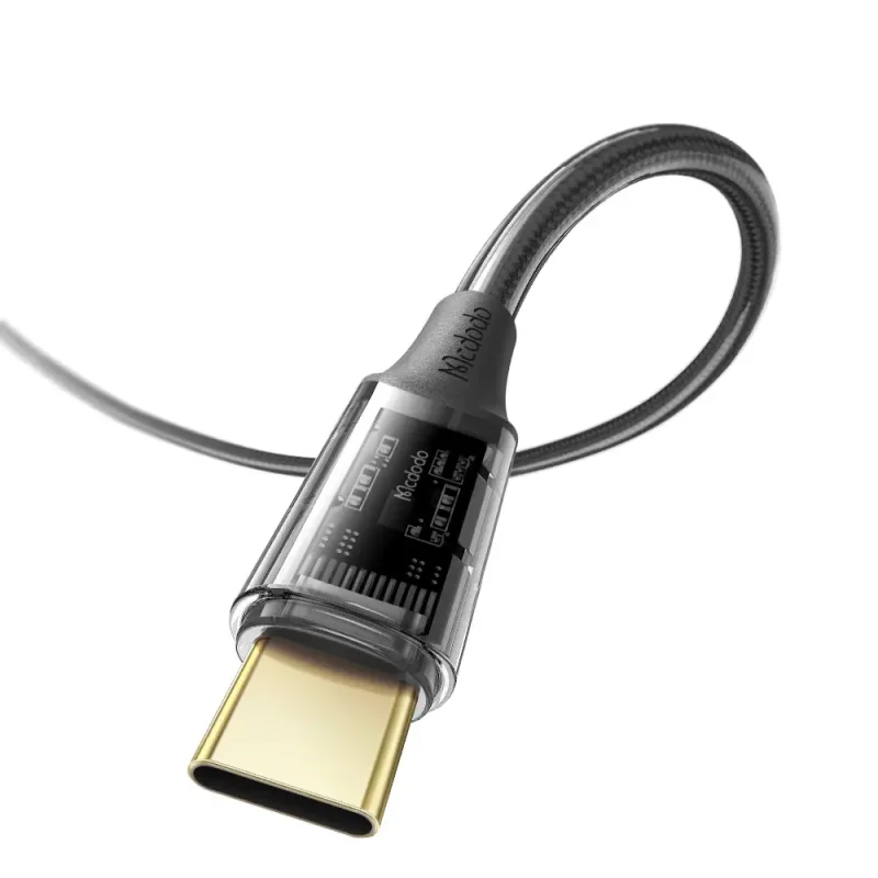 کابل تبدیل فست شارژ Mcdodo CA-2110 Type-C to Type-C 5A PD 100W 1.2m — تصویر 2