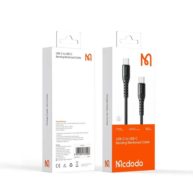 کابل تایپ سی به تایپ سی مک دودو مدل CA-5641 — تصویر 4