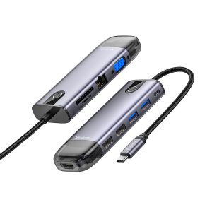 هاب تایپ سی مک دودو مدل HU-7420 با ۱۰ پورت — تصویر 6