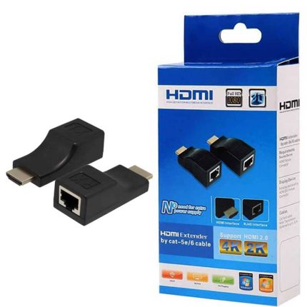 اکستندر افزایش دهنده طول HDMI 4K 2IC تحت شبکه تا 30 متر — تصویر 2