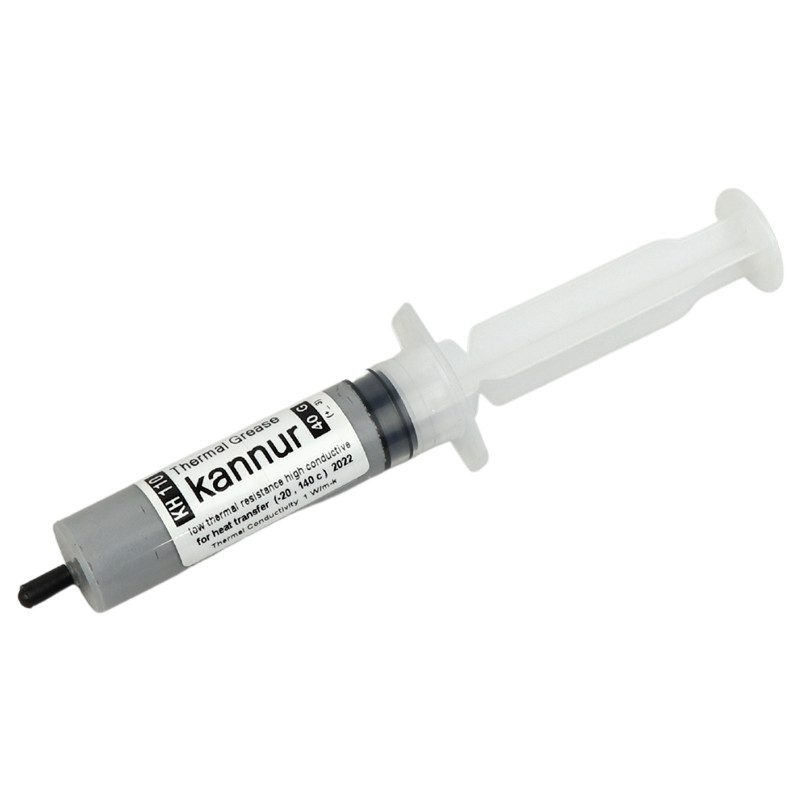 Kannur-KH110-40g-Silicone-Thermal-Grease-1 خمیر سیلیکون سرنگی Kannur KH110 40g — تصویر 2