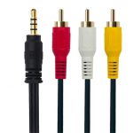 کابل تبدیل صدا و تصویر 1 به 3 – AUX به AV — تصویر 2