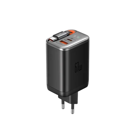 شارژر دیواری 67 وات مک دودو مدل CH-4100 به همراه کابل متصل به بدنه USB-C — تصویر 6