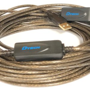 کابل افزایش طول USB 2.0 دیتک به طول 10 متر — تصویر 2