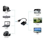 تبدیل HDMI به VGA دیتک با خروجی صدا