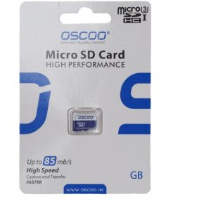 کارت حافظه MicroSDXC اسکو مدل UHS-I U3 V10 آبی ظرفیت 256 گیگابایت سرعت ۸۵ مگابایت بر ثانیه