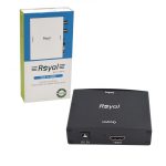 تبدیل VGA به HDMI فلزی + صدا + آداپتور برق رویال (Royal)