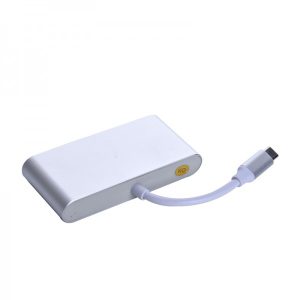 هاب 4 پورت تایپ سی به HDMI , Lan ,Usb 3.0, Typ-c کی لینک (KLINK) مدل K-1180 — تصویر 2