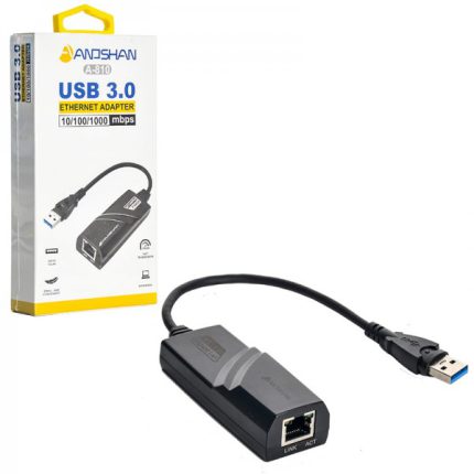 کابل تبدیل Rj45 (Lan) To USB3.0 انوشان (ANOSHAN) طول 10 سانتی متر مدل A-810 کد 8925 - سیکاس کالا کابل تبدیل Rj45 (Lan) To USB3.0 انوشان (ANOSHAN) طول 10 سانتی متر مدل A-810