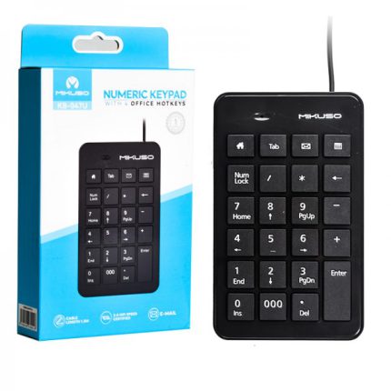 کیبورد اعداد سیم دار میکاسو (MIKUSO) مدل KB-047U کد 8926 - سیکاس کالا کیبورد اعداد سیم دار میکاسو (MIKUSO) مدل KB-047U