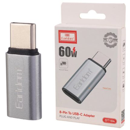 تبدیل OTG لایتنینگ به تایپ سی ارلدام ET-OT104 کد 9062 - سیکاس کالا تبدیل OTG لایتنینگ به تایپ سی ارلدام ET-OT104