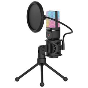 میکروفن رومیزی کندانسور Yanmai SF-777W RGB — تصویر 3
