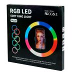 رینگ لایت 13 اینچ RGB LED MJ30 — تصویر 3
