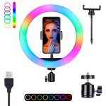 رینگ لایت 13 اینچ RGB LED MJ30