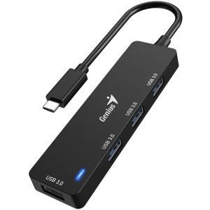 هاب 4 پورت Type C به USB 3.0 جنیوس UH-400 — تصویر 5
