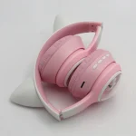 هدفون بی سیم طرح گربه مدل AKZ02 کد 9052-9053 — تصویر 2