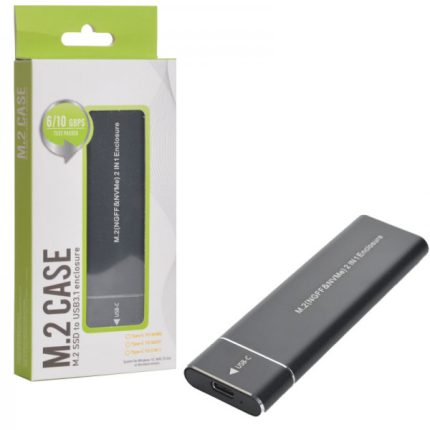 باکس هارد M.2 NGFF & NVMe SSD کد 9120 - سیکاس کالا باکس هارد M.2 NGFF & NVMe SSD