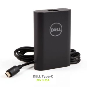 شارژر آداپتور لپ تاپ دل DELL 20V 3.25A TypeC 65W — تصویر 3
